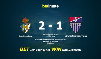 Predicción, cuotas y consejos de apuestas Ponferradina vs Gimnástica Segoviana 23/02/2025