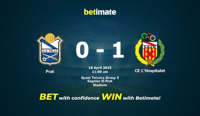 Pronóstico, cuotas y pronósticos del Prat vs. CE L'Hospitalet (18/04/2025)