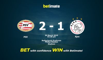 Pronóstico, cuotas y pronósticos del PSV vs. Ajax (30/03/2025)
