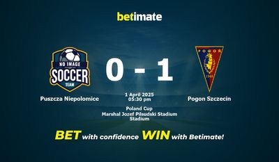 Predicción, cuotas y consejos de apuestas de Puszcza Niepolomice vs Pogon Szczecin 01/04/2025