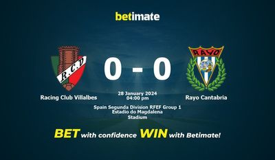 Predicción, cuotas y consejos de apuestas Racing Club Villalbés vs Rayo Cantabria 28/01/2024