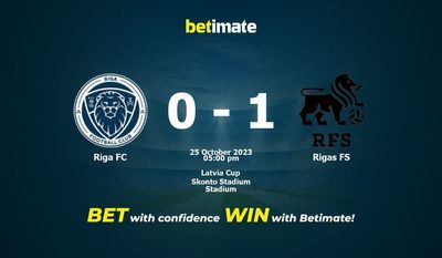 Predicción, cuotas y consejos de apuestas de Riga FC vs Rigas FS 25/10/2023