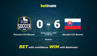 Rumania U19 Women vs Eslovaquia U19 Women: Predicción, cuotas y consejos de apuestas 29/11/2023