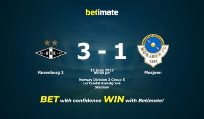 Pronósticos Rosenborg 2 vs Mosjøen 16/06/2023