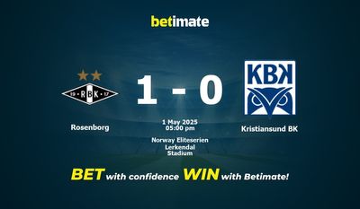 Predicción, cuotas y consejos de apuestas Rosenborg vs Kristiansund BK 01/05/2025