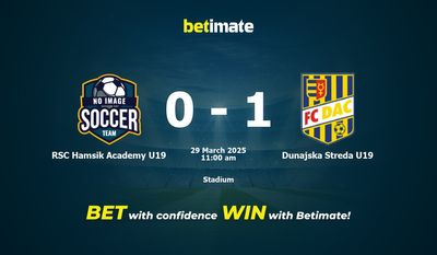 Predicciones, cuotas y consejos de apuestas de RSC Hamsik Academy U19 vs Dunajska Streda U19 29/03/2025