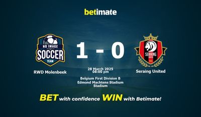 RWD Molenbeek vs Seraing United: Pronóstico, cuotas y pronósticos de apuestas (28/03/2025)
