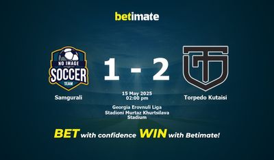 Pronóstico, cuotas y pronósticos de apuestas para el Samgurali vs. Torpedo Kutaisi (15/05/2025)