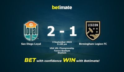 Predicción, cuotas y consejos de apuestas de San Diego Loyal vs Birmingham Legion FC 03/09/2023
