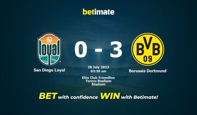 Pronósticos San Diego Loyal vs Borussia Dortmund 28/07/2023
