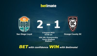 San Diego Loyal vs Orange County SC Pronósticos, Cuotas y Apuestas 06/08/2023
