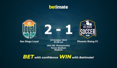 Predicción, probabilidades y consejos de apuestas de San Diego Loyal vs Phoenix Rising FC 23/10/2023