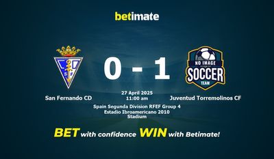 Predicción, cuotas y consejos de apuestas San Fernando CD vs Juventud Torremolinos CF 27/04/2025