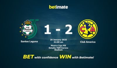 Pronóstico Santos Laguna vs Club América, Cuotas y Consejos de Apuestas 26/01/2025