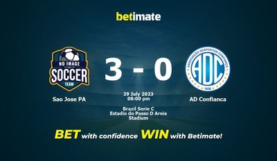 Pronósticos, Cuotas y Pronósticos de Apuestas Sao Jose PA vs AD Confianca 29/07/2023