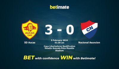Predicción, cuotas y consejos de apuestas SD Aucas vs Nacional Asunción 09/02/2024