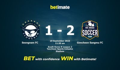 Predicción, cuotas y consejos de apuestas de Seongnam FC vs Gimcheon Sangmu FC 19/09/2023