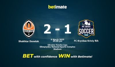 Predicción, probabilidades y consejos de apuestas para Shakhtar Donetsk vs FC Kryvbas Kriviy Rih 03/06/2025