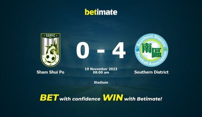 Predicción, cuotas y consejos de apuestas de Sham Shui Po vs Southern District 19/11/2023