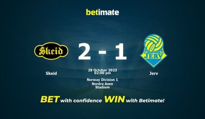 Predicción, probabilidades y consejos de apuestas Skeid vs Jerv 28/10/2023