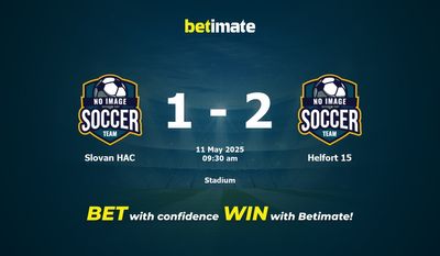 Predicción, cuotas y consejos de apuestas Slovan HAC vs Helfort 15 11/05/2025