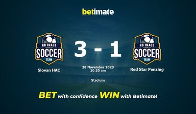 Predicción, cuotas y consejos de apuestas de Slovan HAC vs Red Star Penzing 26/11/2023