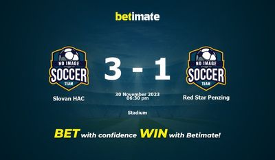Predicción, cuotas y consejos de apuestas de Slovan HAC vs Red Star Penzing 30/11/2023