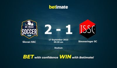 Predicción, cuotas y consejos de apuestas Slovan HAC vs Simmeringer SC 17/09/2023
