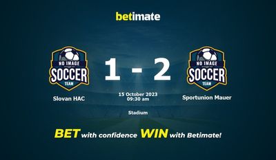 Predicción, cuotas y consejos de apuestas Slovan HAC vs Sportunion Mauer 15/10/2023