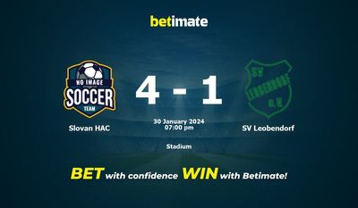 Predicción, cuotas y consejos de apuestas Slovan HAC vs SV Leobendorf 30/01/2024