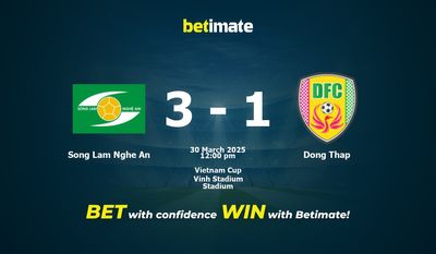 Predicción, cuotas y consejos de apuestas para Song Lam Nghe An vs. Dong Thap (30/03/2025)