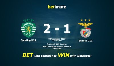 Predicción, cuotas y consejos de apuestas Sporting U19 vs Benfica U19 08/12/2023