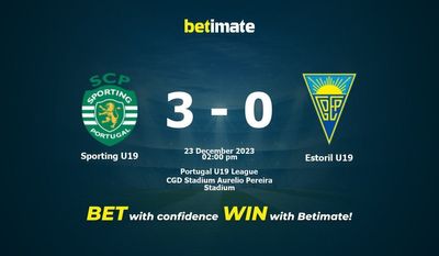 Predicción, probabilidades y consejos de apuestas Sporting U19 vs Estoril U19 23/12/2023