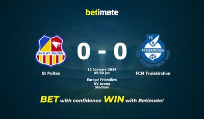Predicción, cuotas y consejos de apuestas St Polten vs FCM Traiskirchen 12/01/2024