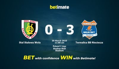 Predicciones, cuotas y consejos de apuestas de Stal Stalowa Wola vs Termalica BB Nieciecza 30/03/2025
