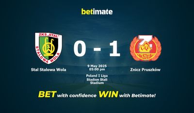 Predicciones, cuotas y consejos de apuestas de Stal Stalowa Wola vs Znicz Pruszków 09/05/2025