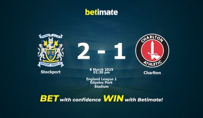 Pronóstico, probabilidades y consejos de apuestas Stockport vs Charlton 08/03/2025