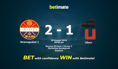 Predicciones, cuotas y consejos de apuestas para Strømsgodset 2 vs Ullern 28/08/2023