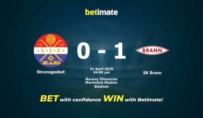 Predicción, probabilidades y consejos de apuestas Stromsgodset vs SK Brann 21/04/2025