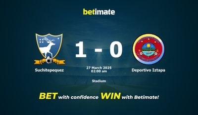 Predicción, cuotas y consejos de apuestas de Suchitepéquez vs Deportivo Iztapa 27/03/2025