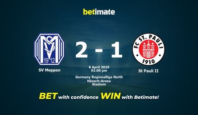 SV Meppen vs St Pauli II: Pronóstico, cuotas y consejos de apuestas (04/06/2025)