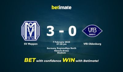 Predicción, cuotas y consejos de apuestas SV Meppen vs VfB Oldenburg 07/02/2024