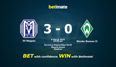 Pronóstico, probabilidades y consejos de apuestas SV Meppen vs Werder Bremen II 08/03/2025