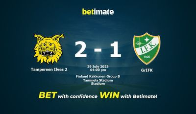 Pronósticos y cuotas para apostar en Tampereen Ilves 2 vs GrIFK 29/07/2023