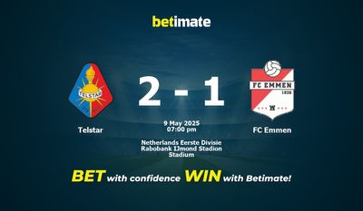 Predicción, cuotas y consejos de apuestas Telstar vs FC Emmen 09/05/2025