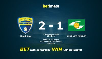 Predicción, cuotas y consejos de apuestas de Thanh Hoa vs Song Lam Nghe An 04/11/2023