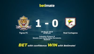 Pronóstico, cuotas y consejos de apuestas Tigres FC vs Real Cartagena 18/03/2025