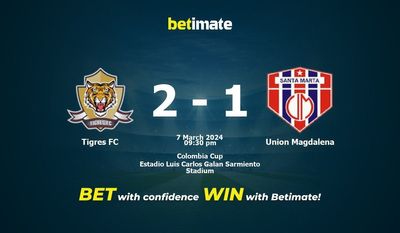 Predicción, cuotas y consejos de apuestas Tigres FC vs Unión Magdalena 07/03/2024