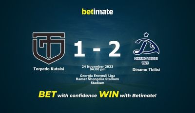 Predicción, cuotas y consejos de apuestas para Torpedo Kutaisi vs Dinamo Tbilisi 24/11/2023