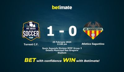 Predicción, cuotas y consejos de apuestas Torrent CF vs Atlético Saguntino 25/02/2024
